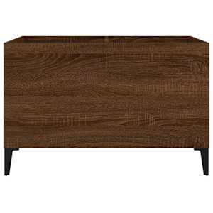Skříňka na LP desky hnědý dub 74,5x38x48 cm kompozitní dřevo - obrázek 5