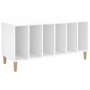 Skříňka na LP desky bílá 100 x 38 x 48 cm kompozitní dřevo - obrázek 2