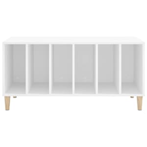 Skříňka na LP desky bílá 100 x 38 x 48 cm kompozitní dřevo - obrázek 5
