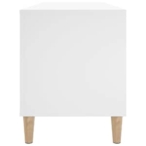 Skříňka na LP desky bílá 100 x 38 x 48 cm kompozitní dřevo - obrázek 6