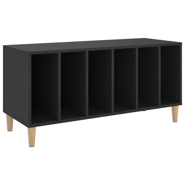 vidaXL plaadikapp, must, 100 x 38 x 48 cm, tehispuit
