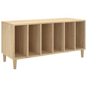 Skříňka na LP desky dub sonoma 100x38x48 cm kompozitní dřevo - obrázek 2