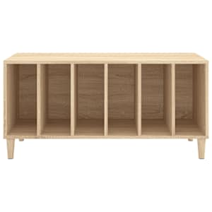 Skříňka na LP desky dub sonoma 100x38x48 cm kompozitní dřevo - obrázek 5