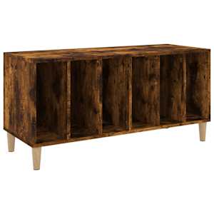 Skříňka na LP desky kouřový dub 100x38x48 cm kompozitní dřevo - obrázek 2