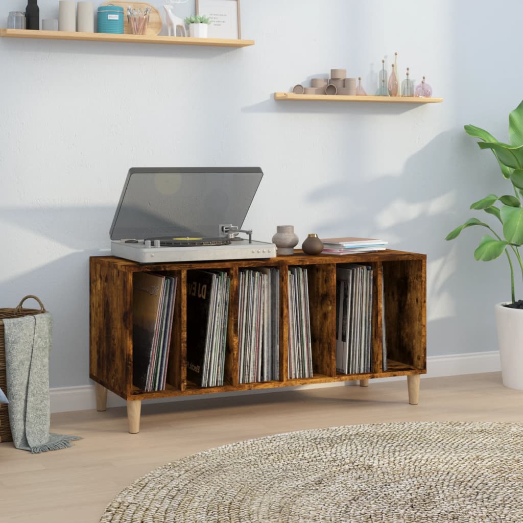 vida XL Plattenschrank Räuchereiche 100x 38x 48 cm Holzwerkstoff