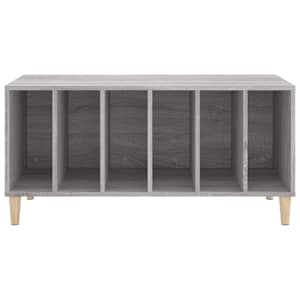 Skříňka na LP desky šedá sonoma 100x38x48 cm kompozitní dřevo - obrázek 5