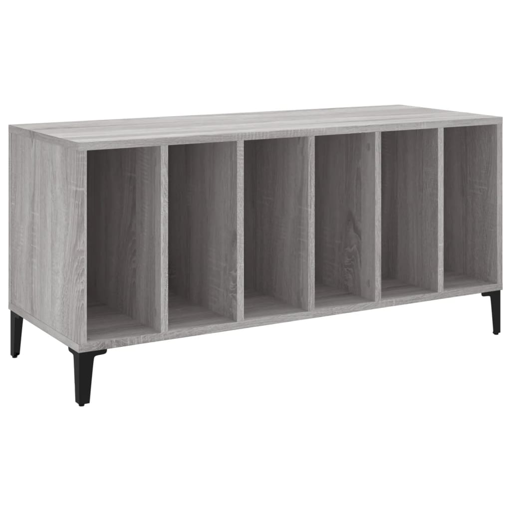 Thumbnail - vidaXL Plattenschrank Grau Sonoma 100x38x48 cm Holzwerkstoff