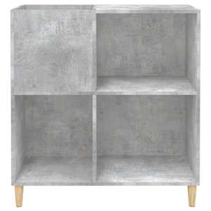 Skříňka na LP desky betonově šedá 84,5x38x89cm kompozitní dřevo - obrázek 5