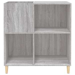 Skříňka na LP desky šedá sonoma 84,5x38x89 cm kompozitní dřevo - obrázek 5