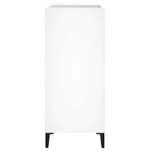 Skříňka na LP desky bílá 84,5 x 38 x 89 cm kompozitní dřevo - obrázek 6