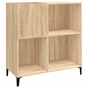 Skříňka na LP desky dub sonoma 84,5x38x89 cm kompozitní dřevo - obrázek 2
