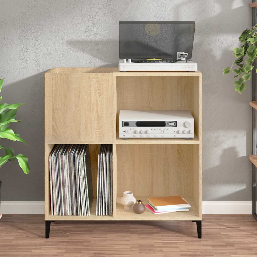 vidaXL Skrinka na platne dub sonoma 84,5x38x48 cm kompozitné drevo
