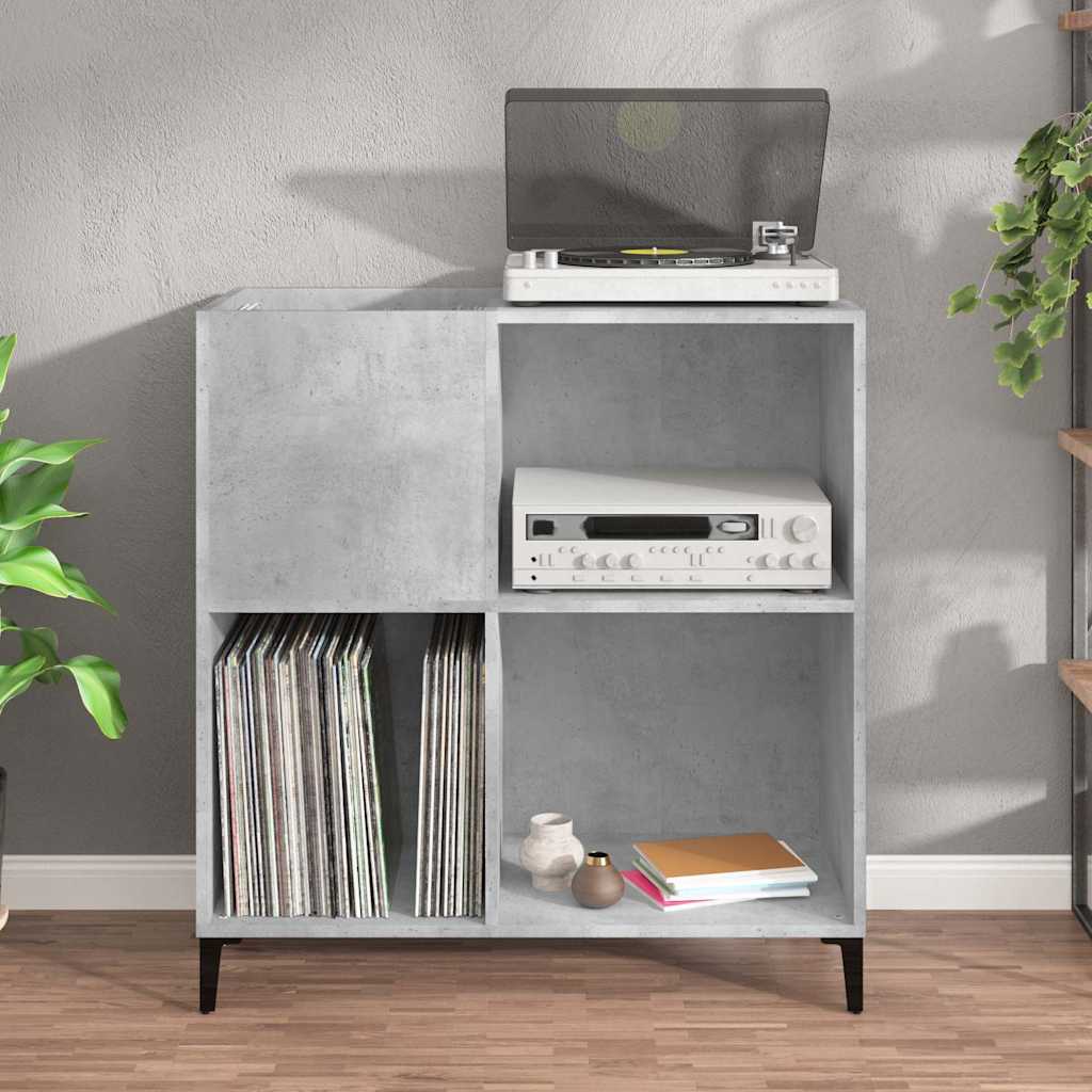 vidaXL Skrinka na platne betónovosivá 84,5x38x48 cm kompozitné drevo