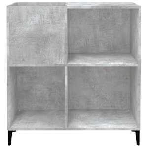 Skříňka na LP desky betonově šedá 84,5x38x89cm kompozitní dřevo - obrázek 5