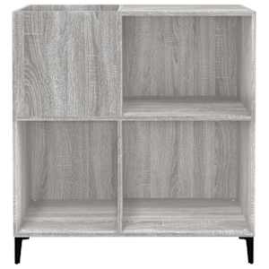 Skříňka na LP desky šedá sonoma 84,5x38x89 cm kompozitní dřevo - obrázek 5