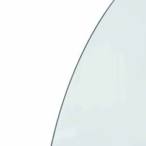 Skleněná deska k krbu Transparentní 800 x 500 mm Sklo - obrázek 6