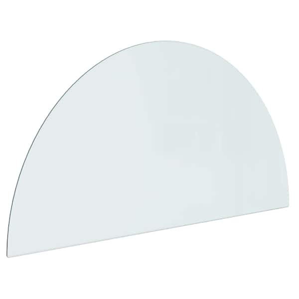 vidaXL Kaminaklaasi plaat L&auml;bipaistev 1000 x 500 mm Klaas