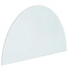 vidaXL Kaminaklaasi plaat L&auml;bipaistev 1000 x 600 mm Klaas