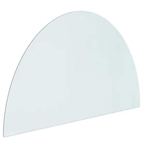 Skleněná deska k krbu Transparentní 1000 x 600 mm Sklo - obrázek 2