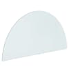 vidaXL Kaminaklaasi plaat L&auml;bipaistev 1200 x 600 mm Klaas
