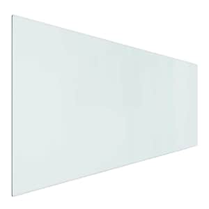 vidaXL Kaminaklaasi plaat L&auml;bipaistev 120 x 50 cm Klaas