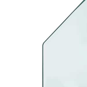 Skleněná deska k krbu Transparentní 120 x 60 cm Sklo - obrázek 6