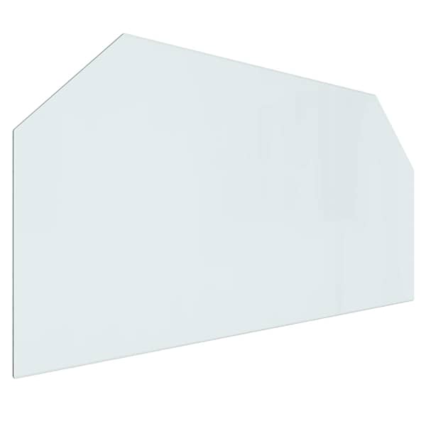 vidaXL Kaminaklaasi plaat L&auml;bipaistev 120 x 60 cm Klaas