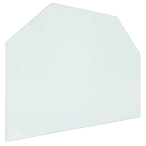 Skleněná deska k krbu Transparentní 80 x 60 cm Sklo - obrázek 2
