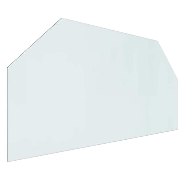 vidaXL Kaminaklaasi plaat L&auml;bipaistev 100 x 50 cm Klaas