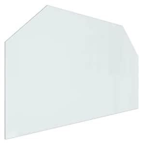 vidaXL Kaminaklaasi plaat L&auml;bipaistev 100 x 60 cm Klaas
