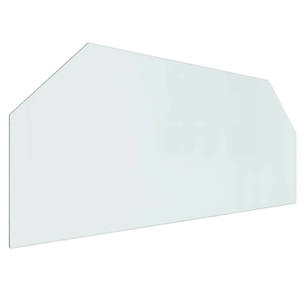 vidaXL Kaminaklaasi plaat L&auml;bipaistev 120 x 50 cm Klaas