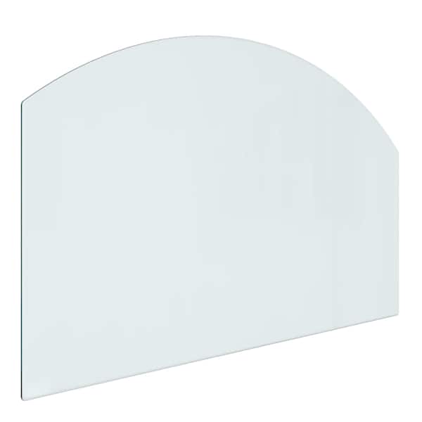vidaXL Kaminaklaasi plaat L&auml;bipaistev 80 x 50 cm Klaas
