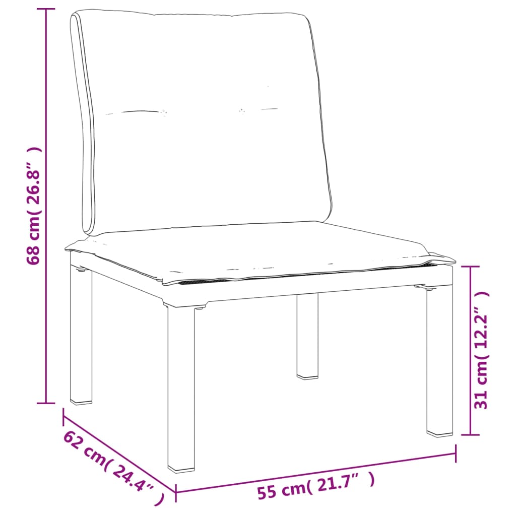 Set mobilier de grădină, 6 piese, negru și gri, poliratan