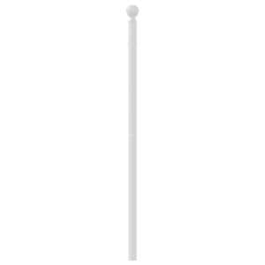 Kovové náhradní čelo postele bílé 100 cm - obrázek 5