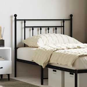 Kovinsko nadomestno vzglavje črno 90 cm