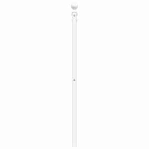 Kovové náhradní čelo postele bílé 75 cm - obrázek 5