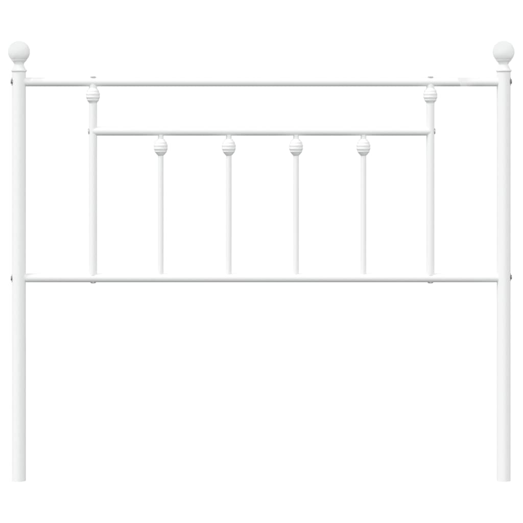 vidaXL Vervangend hoofdbord 107 cm metaal wit, foto 4