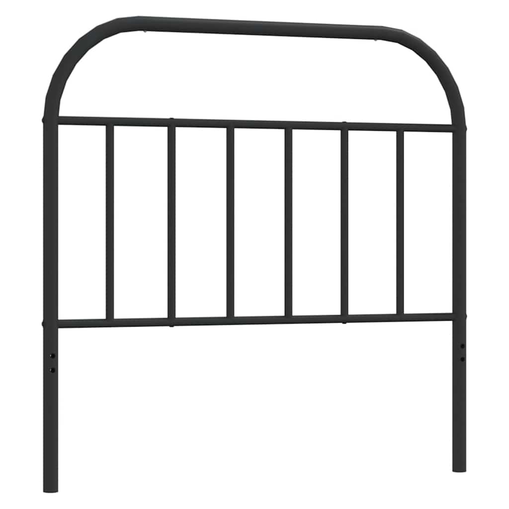 vidaXL Vervangend hoofdbord metaal zwart 100 cm, foto 3