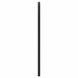 Kovové náhradní čelo postele černé 200 cm - obrázek 5