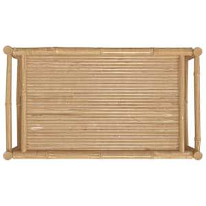 Zahradní konferenční stolek 100 x 55 x 33 cm bambus - obrázek 5