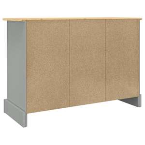 Příborník Corona šedý 112 x 43 x 78 cm masivní mexická borovice - obrázek 6