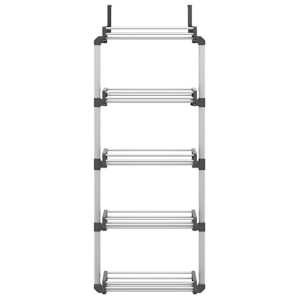 Dveřní organizér s 5 policemi 52 x 20 x 135 cm hliník - obrázek 3