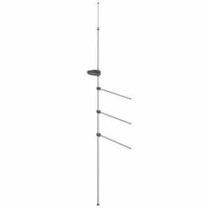 vidaXL k&auml;ter&auml;tikuivati, 47 x 280 cm, alumiinium