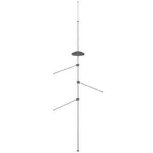 Držák na ručníky 47 x 280 cm hliník - obrázek 4