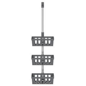 Závěsná police do sprchy 30 x 15 × (67–105) cm hliník - obrázek 3