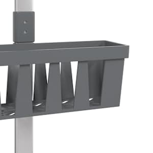 Závěsná police do sprchy 30 x 15 × (67–105) cm hliník - obrázek 6