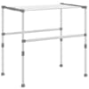 vidaXL pesukuivatusrest, 83 x (50-55) x (40-85) cm, alumiinium