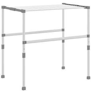 vidaXL pesukuivatusrest, 83 x (50-55) x (40-85) cm, alumiinium