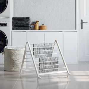 Stojalo za sušenje za kopalno kad raztegljivo 53-90 cm aluminij