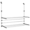 vidaXL pesukuivatusrest r&otilde;dule, 89x25x(60-95) cm, alumiinium